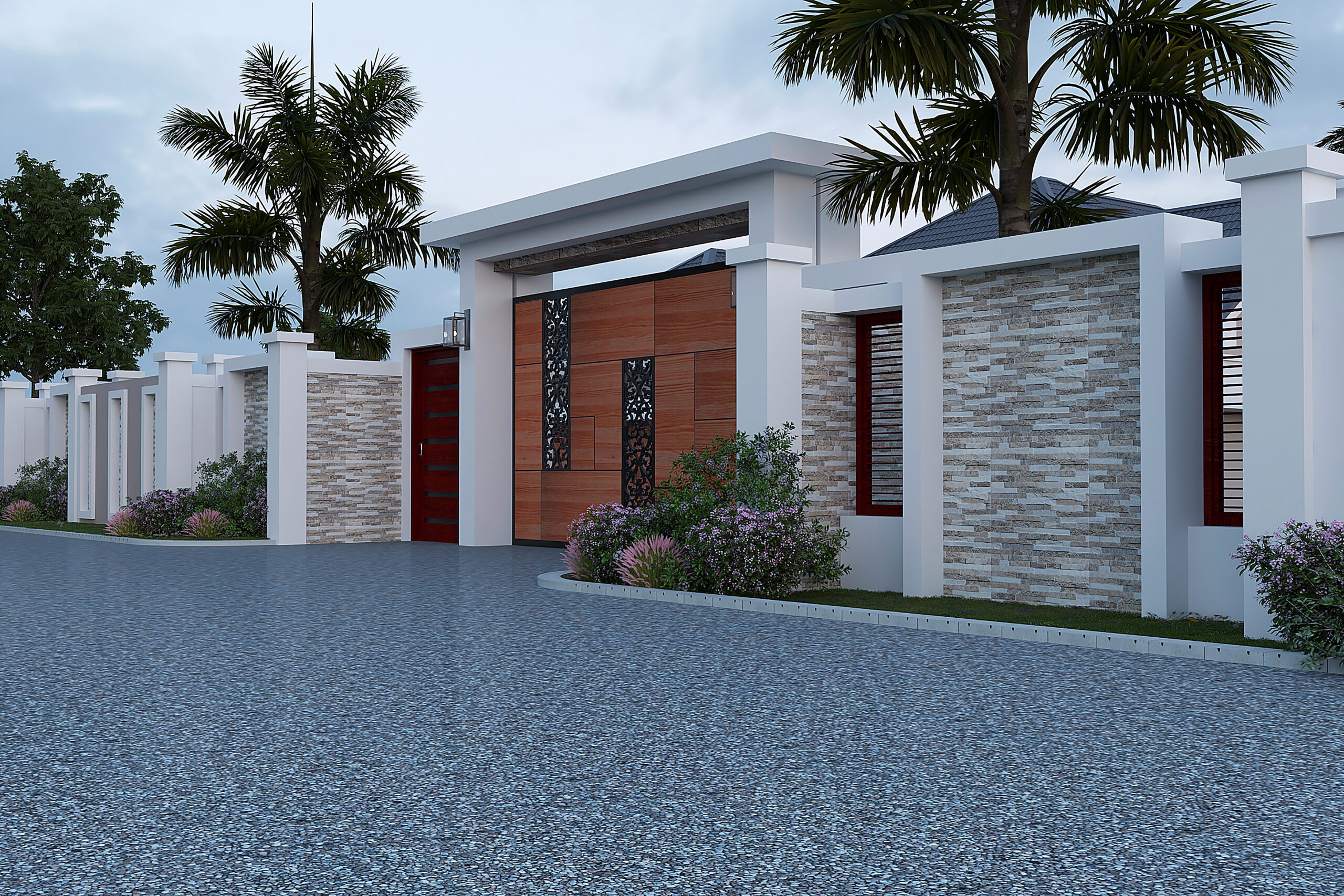 MODERN FENCE AND GATE DESIGN